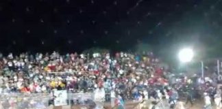Una noche sangrienta en la barrera de toros en Granada