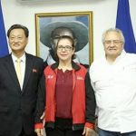 Doctor Gustavo Porras recibió visita del Embajador de Corea Embajador de Corea, señor Ma Chol-Su, transmitió las felicitaciones al pueblo por el 43 Aniversario del Triunfo