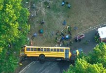 Decenas de heridos deja accidente de un bus escolar en Nueva York Decenas de heridos deja accidente de un autobús escolar en Nueva York