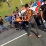 ¡Imágenes sensibles! Conductor atropella a varios manifestantes en Panamá ¡Imágenes sensibles! Conductor atropella a varios manifestantes en Panamá