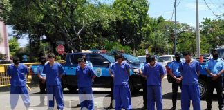 Policía Nacional de Nicaragua presenta a presuntos delincuentes