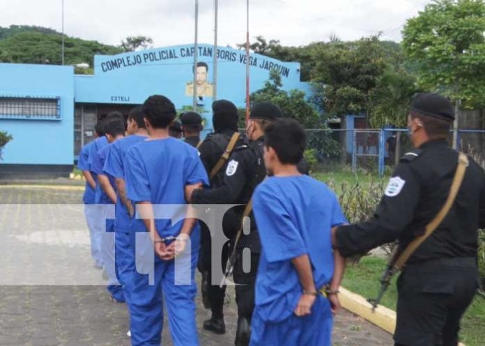Captura de supuestos delincuentes en Estelí