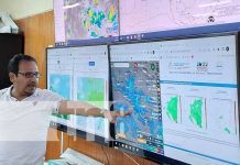 Nicaragua espera esta semana dos ondas tropicales y altas temperaturas Conferencia de prensa del INETER en Nicaragua