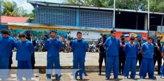 Once detenidos por diferentes delitos en el departamento de Carazo