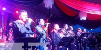 Militancia Sandinista participan en conciertos cantos a la revolución en Juigalpa