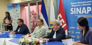 Reunión interinstitucional sobre planes de respuestas familiares ante emergencias en Nicaragua