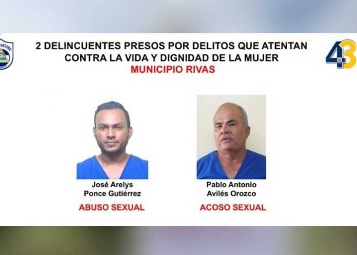 Captura de delincuentes en Rivas