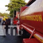 Parten camiones contra incendios hacia San Dionisio, Matagalpa Salen camiones de bomberos hacia San Dionisio, Matagalpa