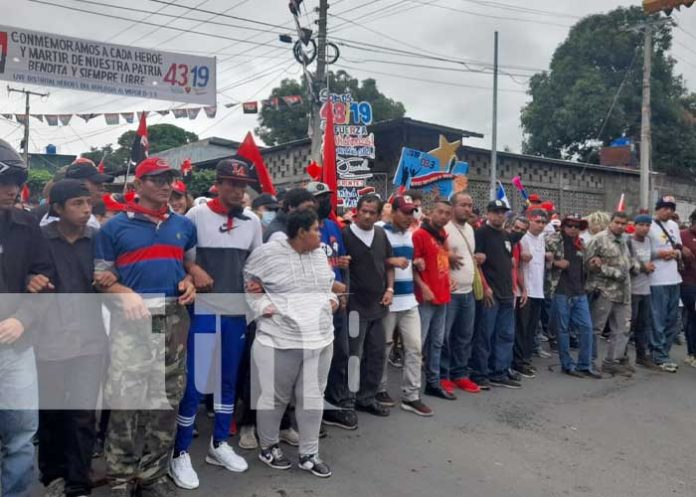 Celebración del 43/19 de la Revolución desde San Judas, Managua