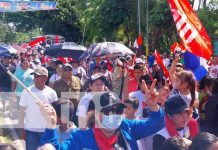 Pueblo de Tipitapa sale a las calles en honor al Frente Sandinista