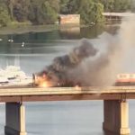 Tren en llamas desató pánico entre pasajeros en Massachusetts