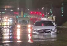 Tormenta tiró pequeñas partes del techo en Las Vegas