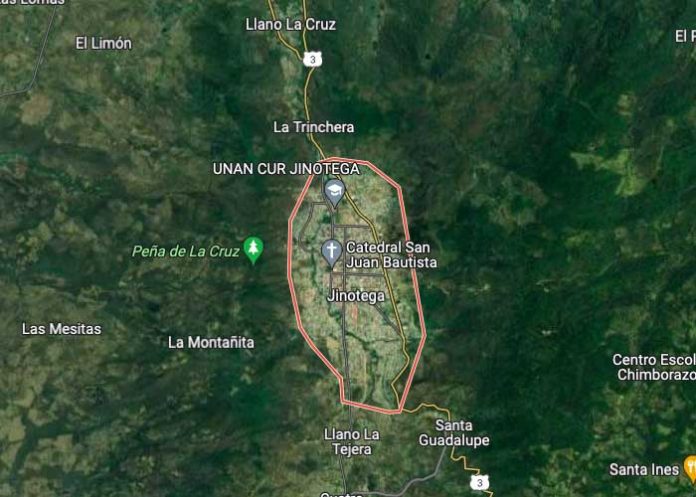 Mapa de Jinotega