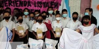 Realizan la tercer entrega de merienda escolar en Bluefields