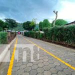Inauguran 200 metros lineales de adoquinado en Jinotega