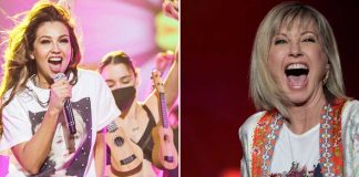 Con emotivo mensaje, Thalía despide a Olivia Newton-John