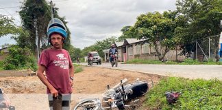 Conductor provoca accidente y se da a la fuga en Jalapa