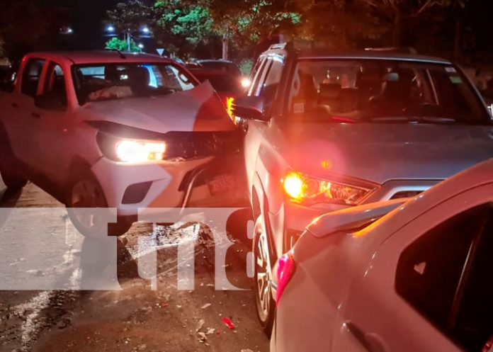 1 Imprudencia al volante: Conductora ebria provoca triple colisión en Managua