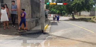 Managua: Familias del Bo. Adolfo Reyes celebran calles nuevas