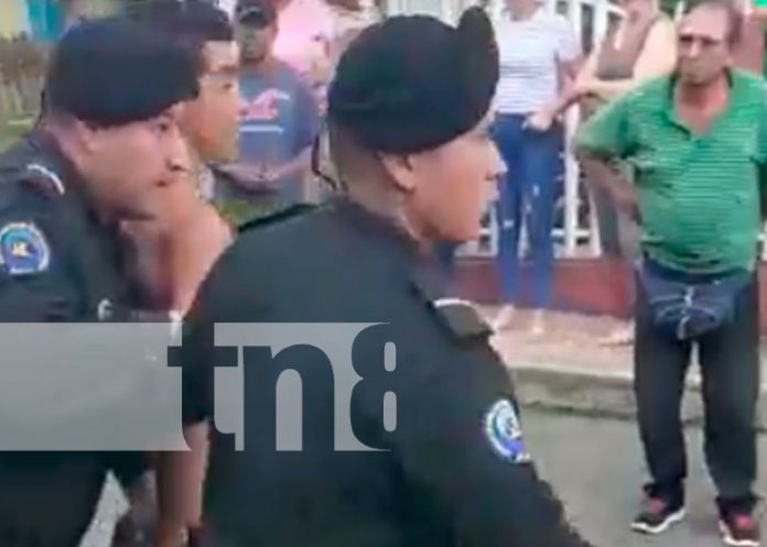 Atrapan a presunto ladrón en el barrio Cepad, Diriamba