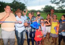 Inauguran puesto de agua potable en una comunidad de Nagarote