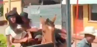Se caen del caballo durante hípico en Guatemala