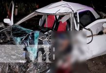 Un muerto y una lesionada en brutal accidente en Tipitapa Un muerto y una lesionada en brutal accidente en Tipitapa