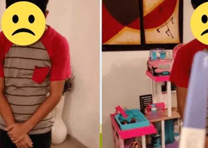 ¡De 13 años! Niño 'panzonea a su novia' y su papá lo difunde