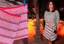 De la cocina a tu ropero: Venden falda hecha de trapo de cocina en México De la cocina a tu ropero: Venden faldas hechas de trapo de cocina en México