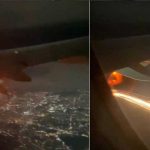 ¡La vieron pálida! Motor de avión toma fuego mientras volaba en México ¡La vieron pálida! Motor de avión toma fuego mientras volaba en México
