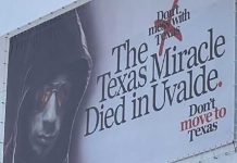 Misteriosos carteles en EEUU piden que «no te mudes a Texas» Misteriosos carteles en EEUU piden que "no te mudes a Texas"