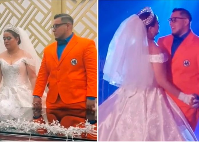 1 Fanático de nivel: Hombre se casó con un traje inspirado en Gokú
