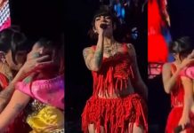 "Se puso de moda": Cazzu se da beso lésbico con Lali Espósito
