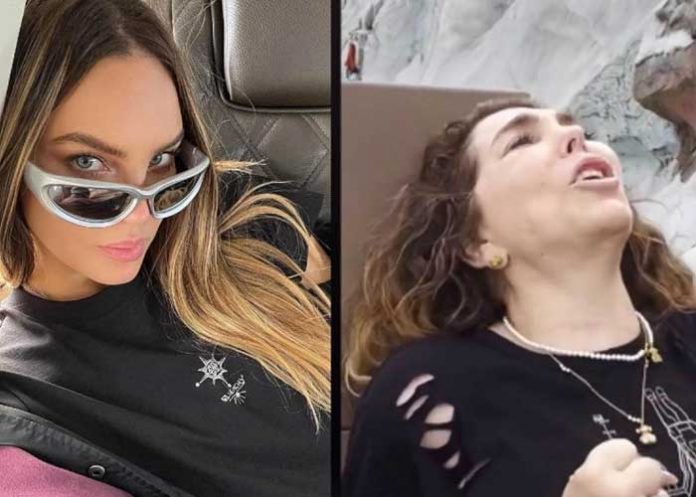 ¡Casi la palma! Belinda y la reacción de su mamá al subirse a montaña rusa