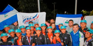 Reciben en Nicaragua la Selección Nacional de Beisbol Infantil