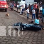 Tres lesionados tras choque de dos motos en el municipio El Ayote, Chontales Tres lesionados tras choque de dos motos en el Municipio del Ayote, Chontales