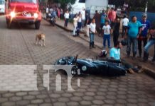 Tres lesionados tras choque de dos motos en el municipio El Ayote, Chontales Tres lesionados tras choque de dos motos en el Municipio del Ayote, Chontales