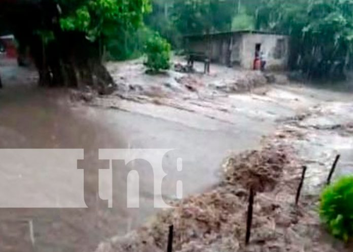 Fuertes lluvias en Boaco provocan desborde de ríos en varios municipios