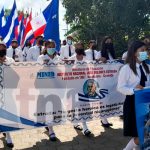 Estudiantes de Nandaime realizan desfile patrio Estudiantes de Nandaime realizan desfile patrio