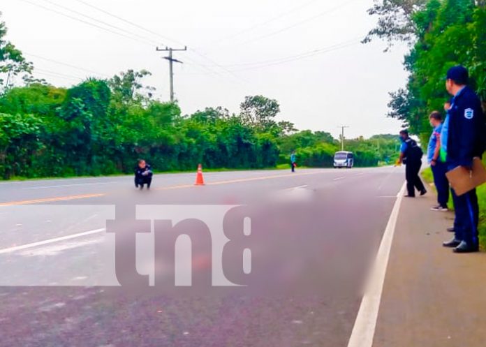 Ciclista queda sin rostro tras ser atropellado en Carazo