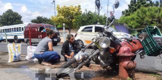Bus que cubre la Ruta 116 provoca accidente en Managua