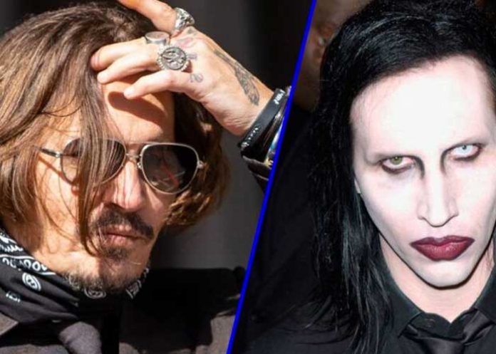 2 Polémicos mensajes entre Marilyn Manson y Depp salen a la luz