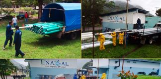Avanza rehabilitación del Sistema de agua potable en Wamblan, Jinotega