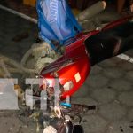 Accidente de tránsito sobre la Carretera en Granada-Malacatoya