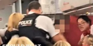 Mujer semidesnuda crea pánico en avión al decir que lleva explosivos