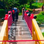 Inauguran puente peatonal que une a dos barrios de Bilwi