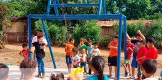 Inauguran cancha multiusos en Tipitapa