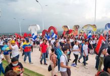 Caminata por aniversario de la Cruzada de Alfabetización en Managua Caminata por aniversario de la Cruzada Nacional de Alfabetización en Managua