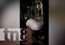 Motociclista se salva de ser arrastrado por las fuertes corrientes en Carazo Motociclista se salva de ser arrastrado por las fuertes corrientes en Carazo
