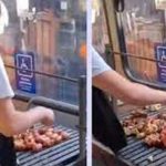¡No aguantan nada! Hinchas realizan parrillada dentro de un bus